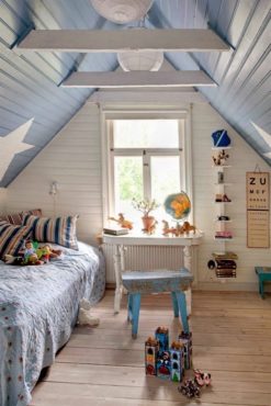 Eaves loft conversion for boys bedroom