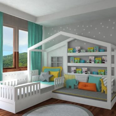 young boy loft bedroom design