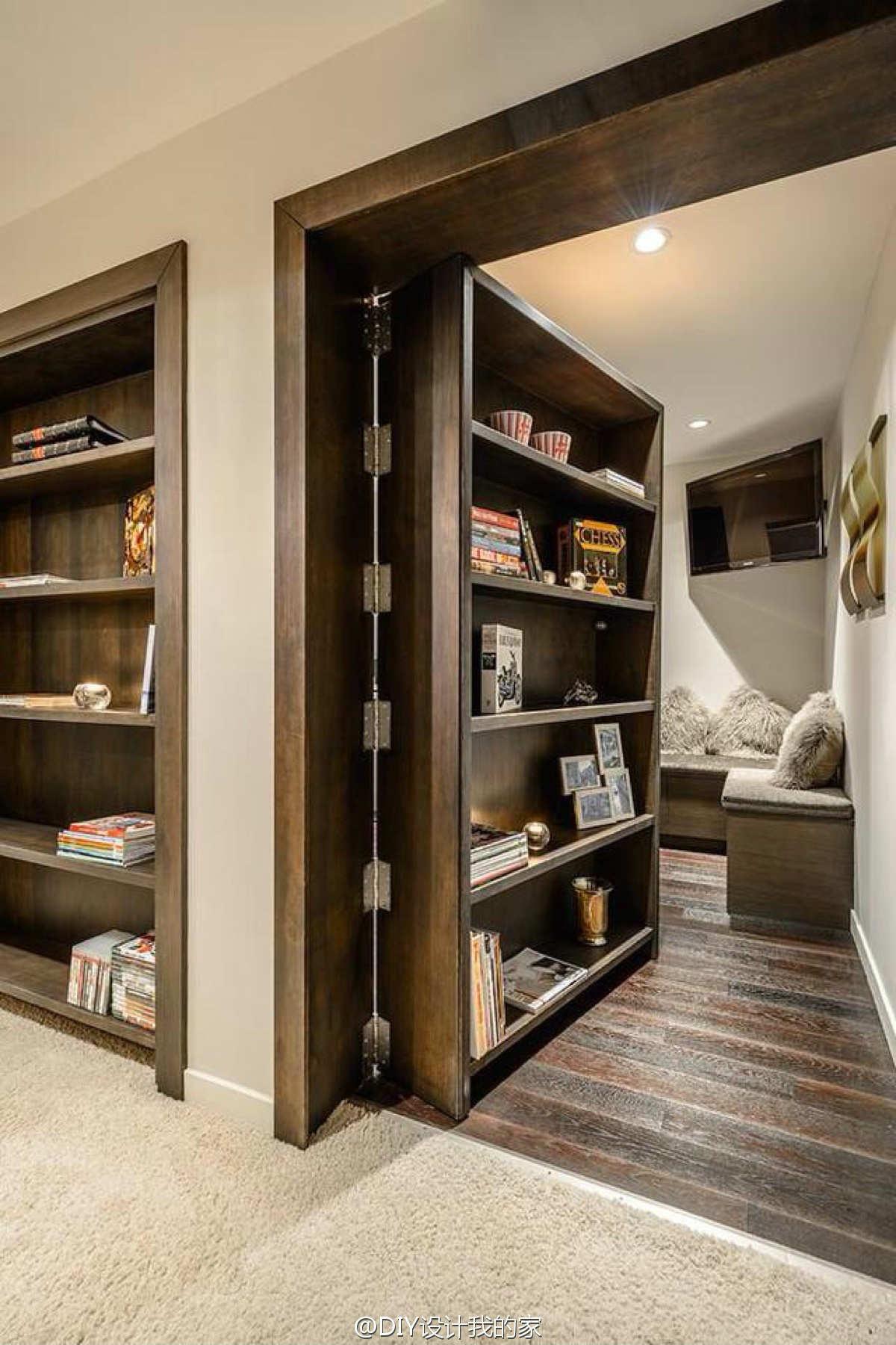 Wooden storage idea for loft