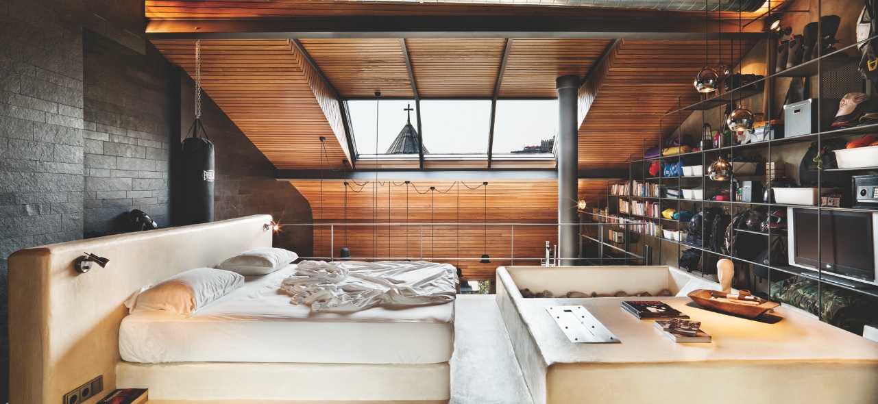 luxury loft bedroom inspiration